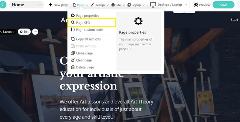 seo optimized pages