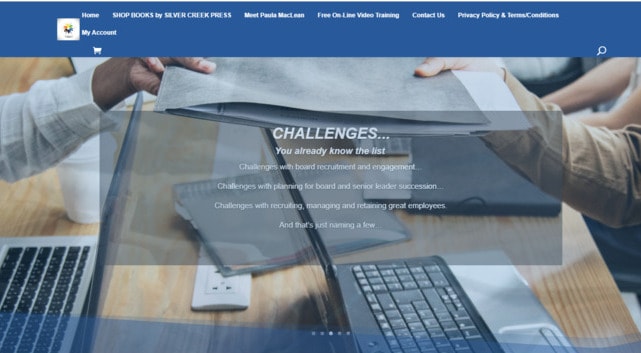 Learning for Leaders Website Home Page