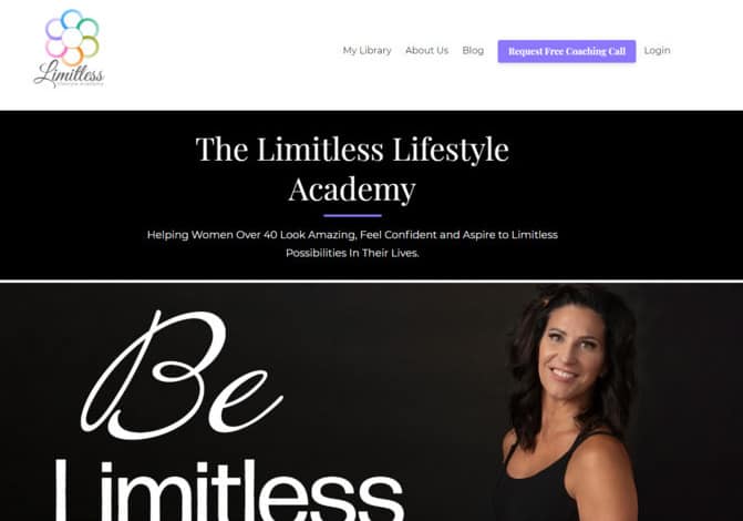 screenshot Limitless Lifestyle Academy