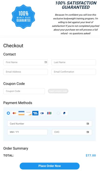 one of the payment plans
