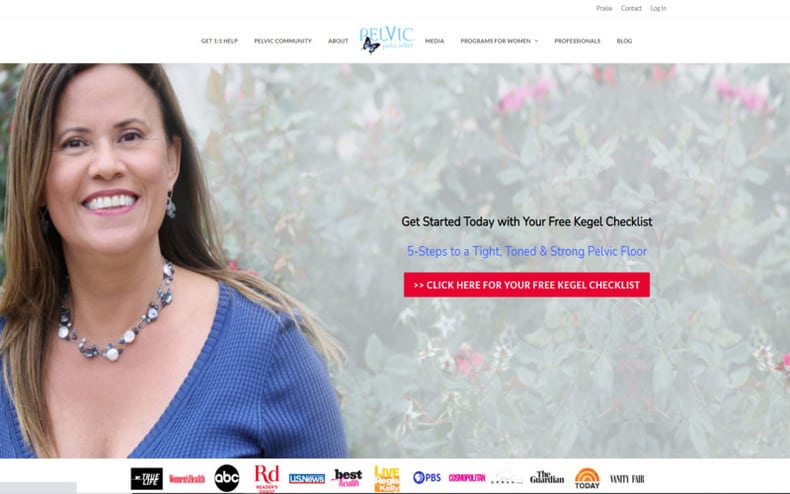 Pelvic Pain Relief Website Home Page