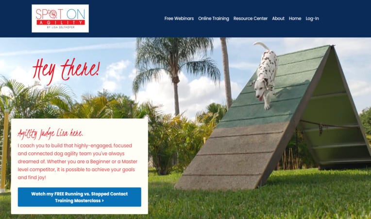 screenshot of Spon on Agility