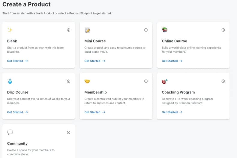 product offerings