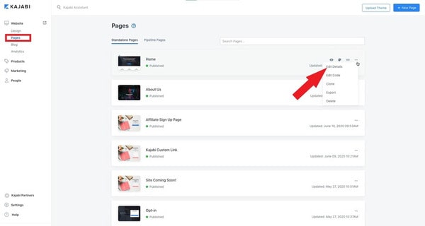 Kajabi Pages