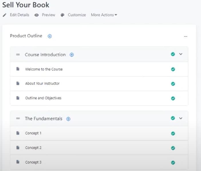 mini course example