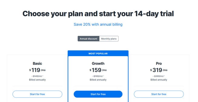 kajabi pricing plans