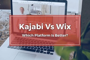kajabi vs wix - blog image