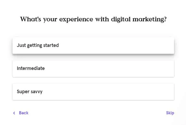 creating landing pages