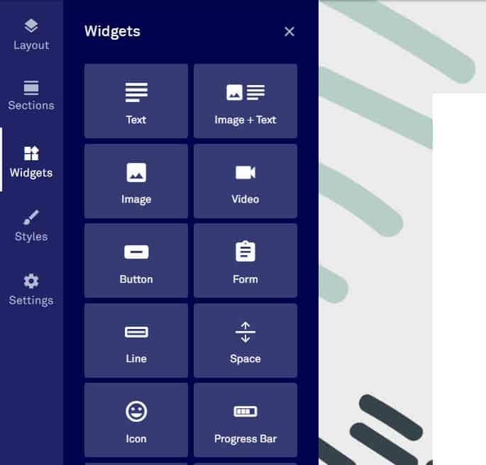 user interface