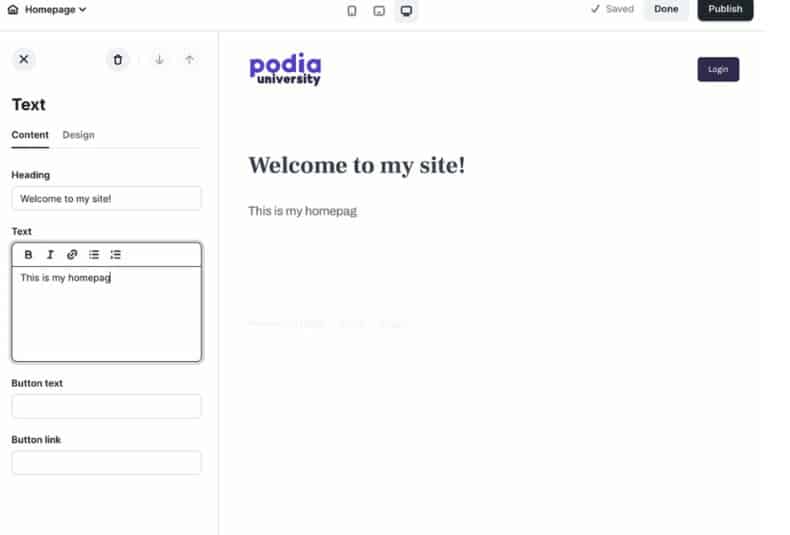 site builder