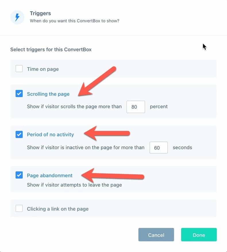 settings in one central point