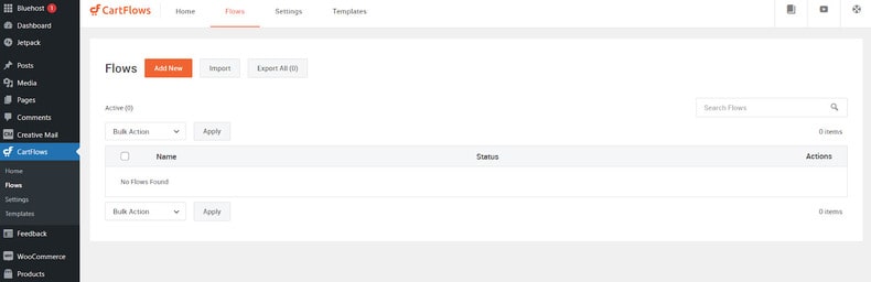 build sales funnels in WP dashboard