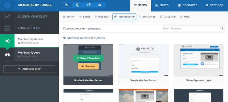 membership content