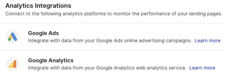 google analytics integration
