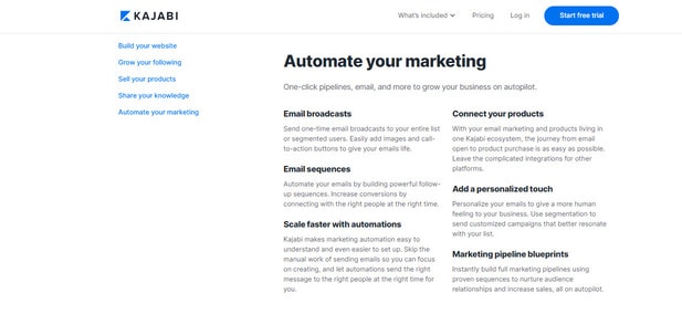 Kajabi Email Automation
