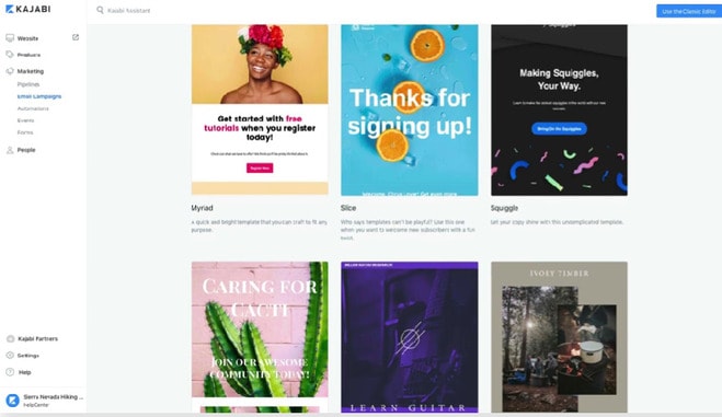 Kajabi email templates