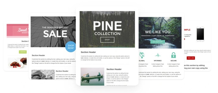 Keap email themes