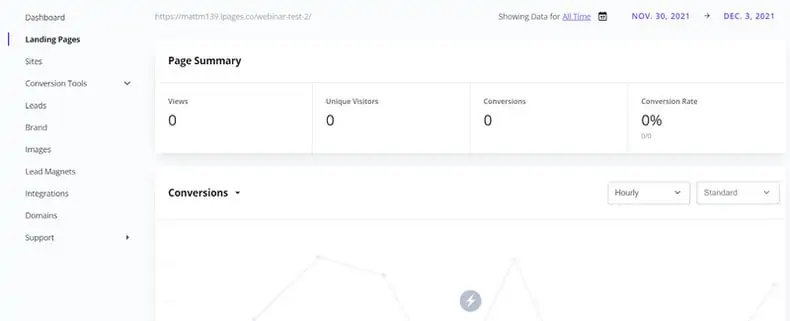 built in analytics