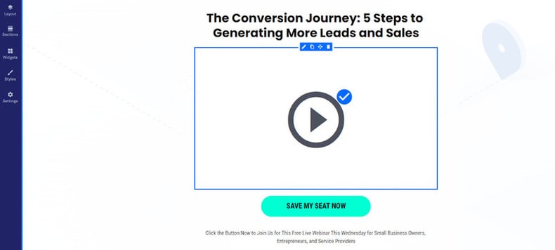 for a webinar platform