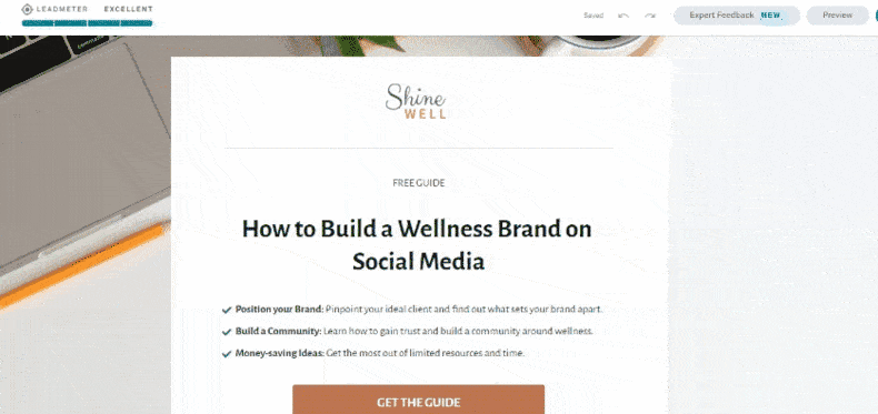 building landing pages