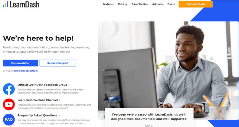 email support team