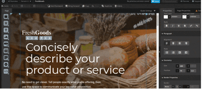 unbounce landing page builder
