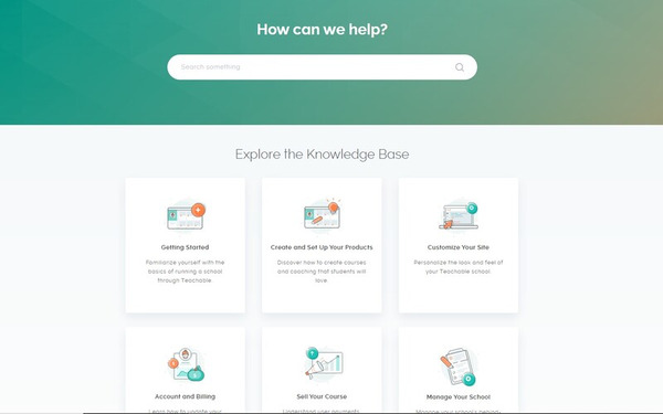 Screenshot from teachable site under how can we help or FAQ section
