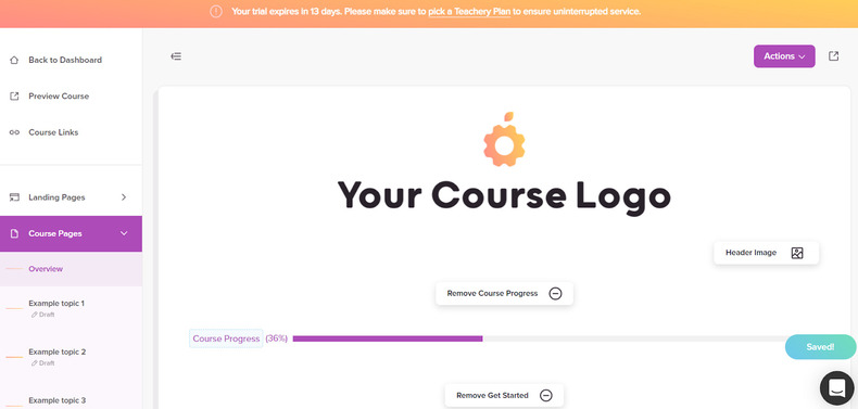 editor for online course creators