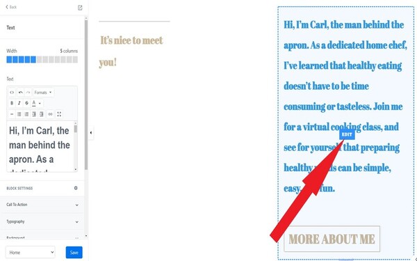 screenshot from kajabi dashboard customizing kajabi font part