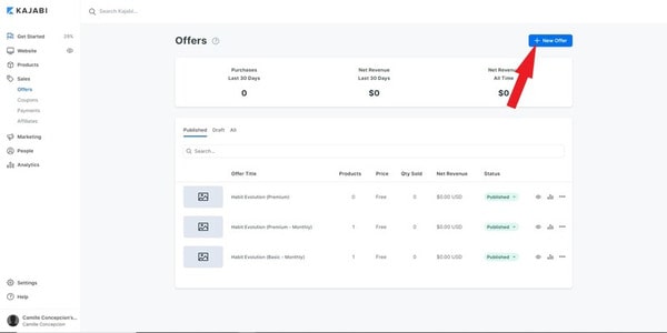Click + New Offers