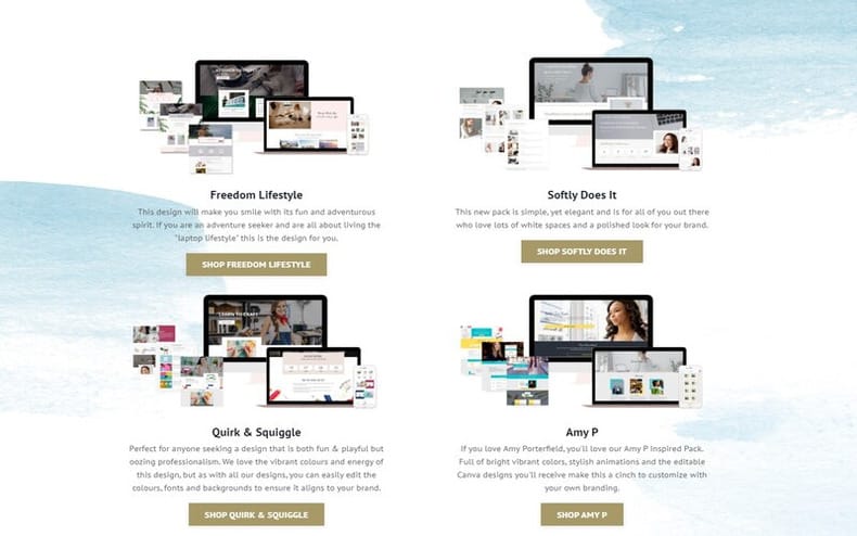 Screenshot of Meg's Website Templates