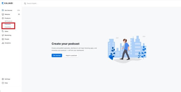 Select Podcast or Coaching