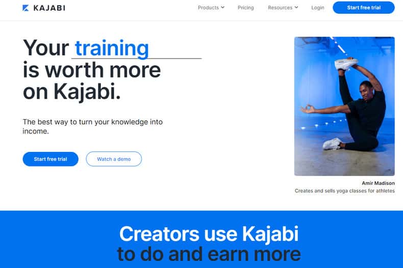 Kajabi online course builder