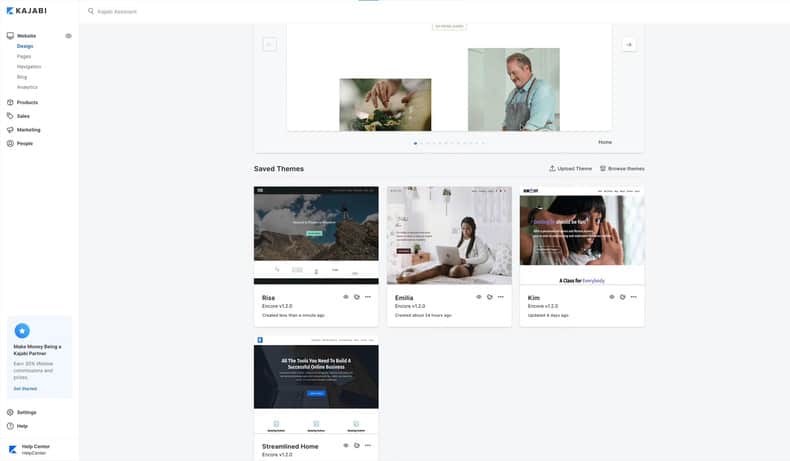 kajabi page builder
