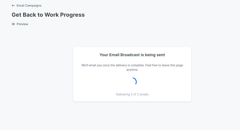 Email Broadcast Feature - kajabi newport