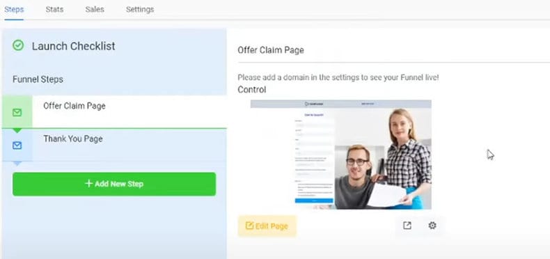 sales funnel dashboard