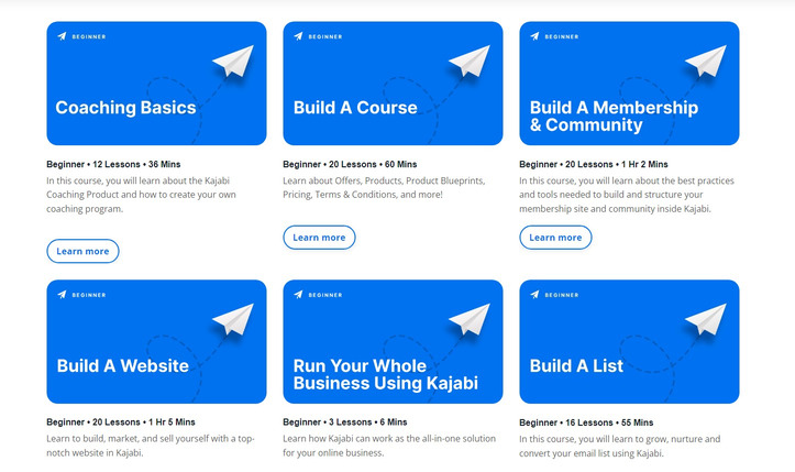 Kajabi Beginner Course Level