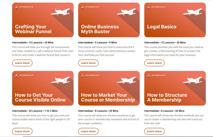 Kajabi Interediate Course Level