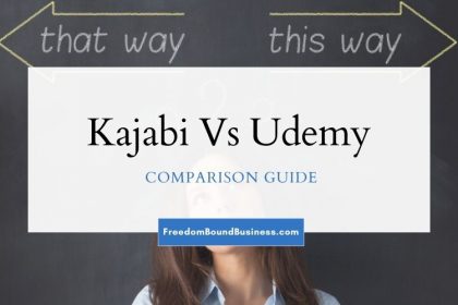 Kajabi Vs Udemy - Featured Image