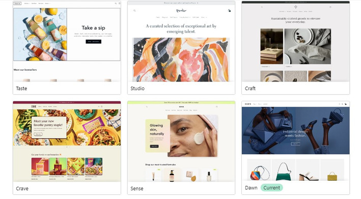 Shopify Customizable Themes