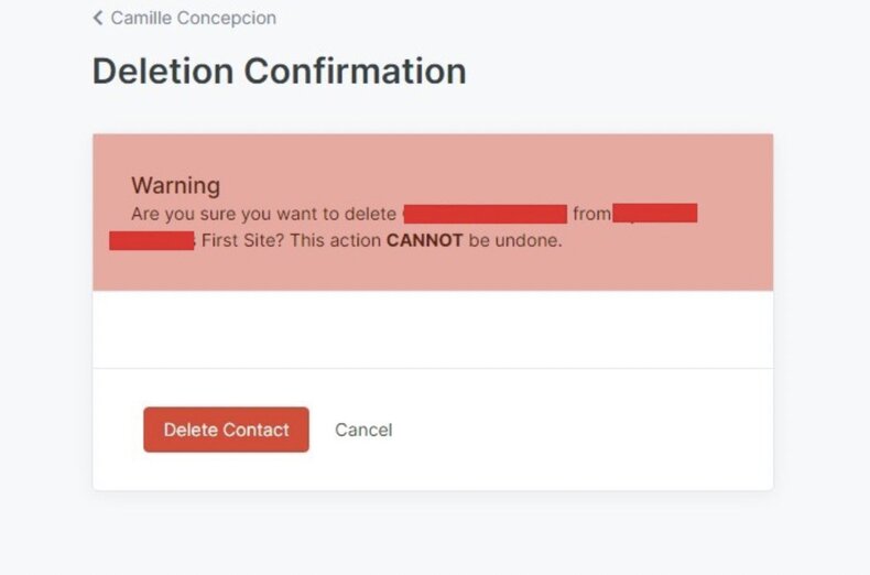 Updated Contact Deletion Process - kajabi newport