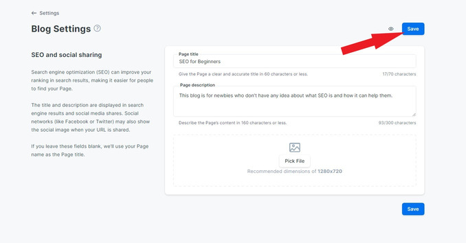 kajabi blog settings