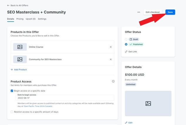 kajabi seo masterclass and community