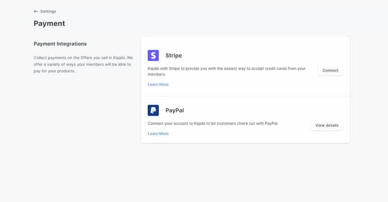 Kajabi Payment Integration