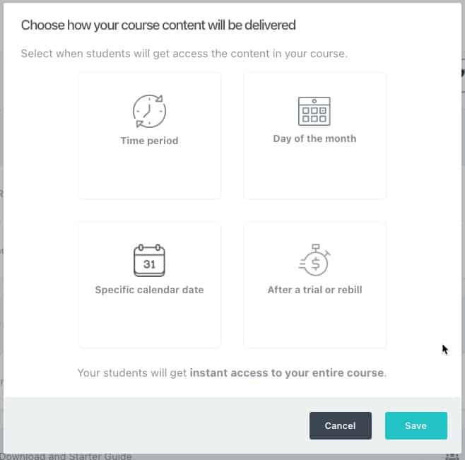 one time payment or options