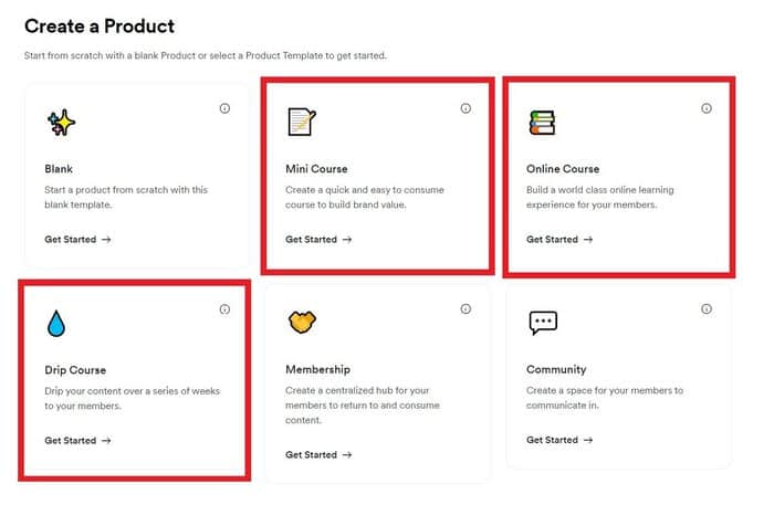 create a product