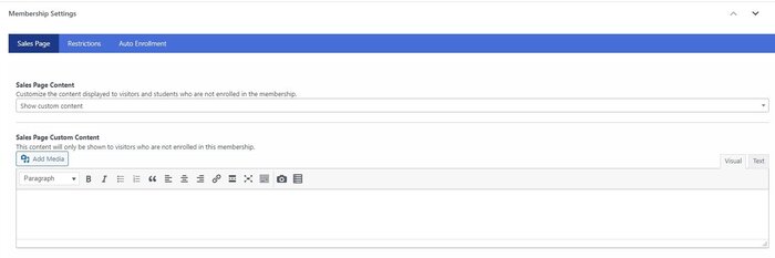 lifterlms editor