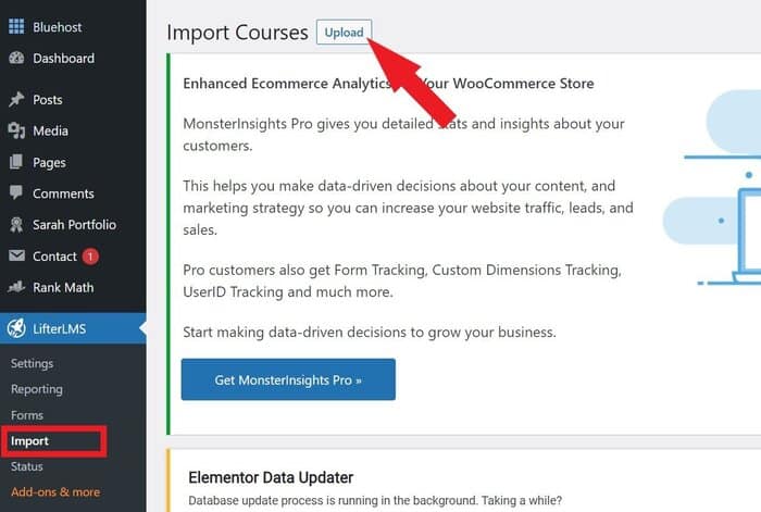 lifterlms import courses
