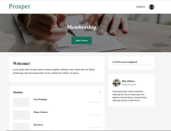 membership sites
