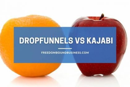 DropFunnels vs Kajabi Featured Image